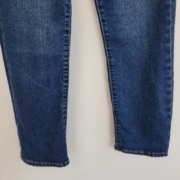 Levi's Wedgie Straight Jeans Thick Denim High Waisted Button Fly Women 30 x 28 - Picture 7 of 13